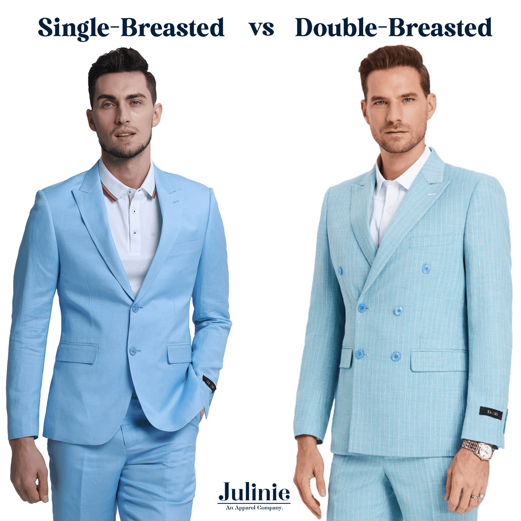 What are the differences between a Double-Breasted suit and a Single-Breasted suit? - Julinie