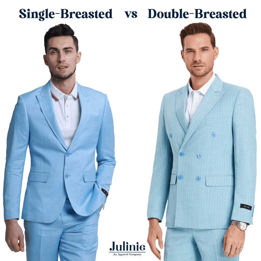What are the differences between a Double-Breasted suit and a Single-Breasted suit?