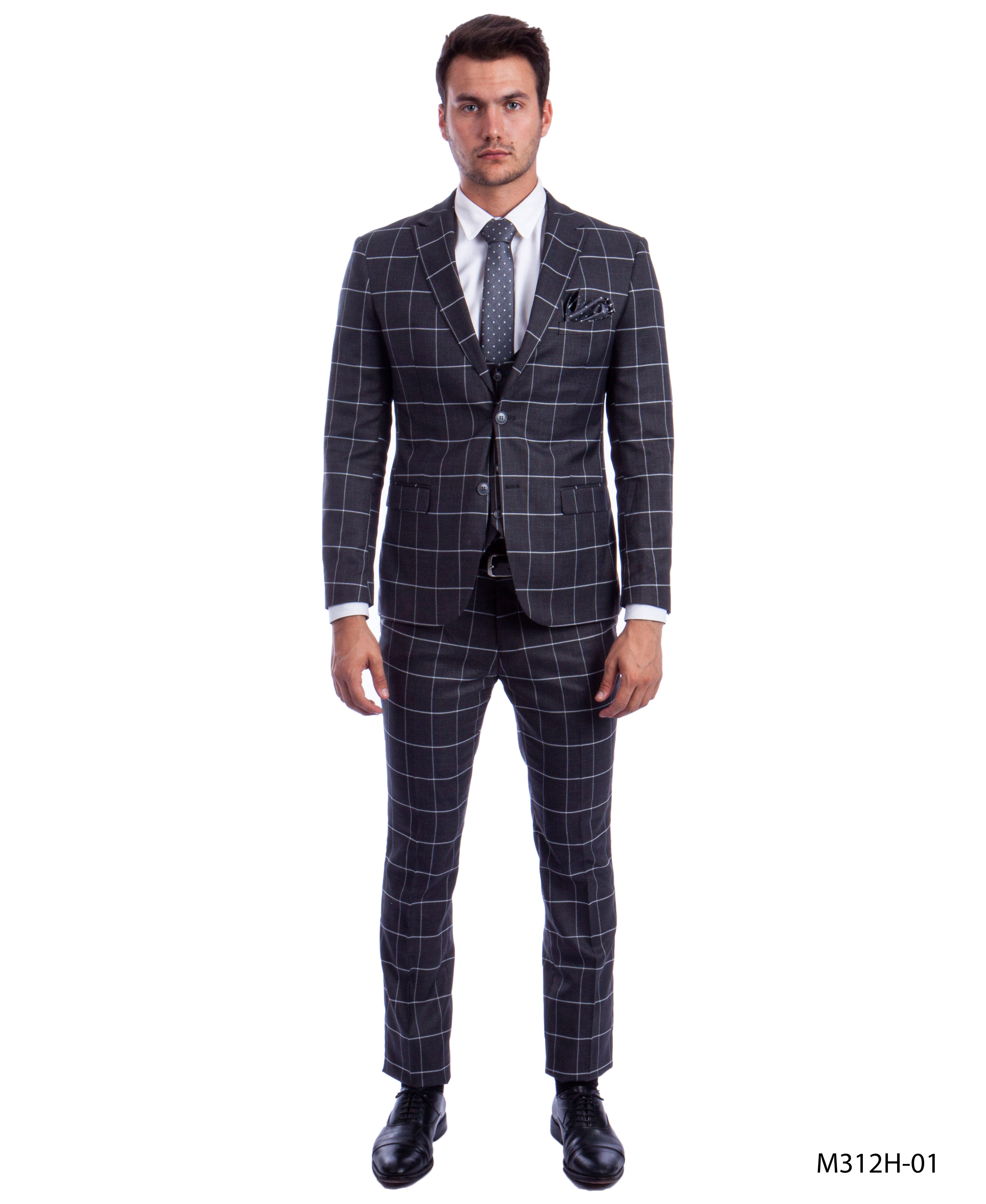 Window Pane 3PC Suit Set