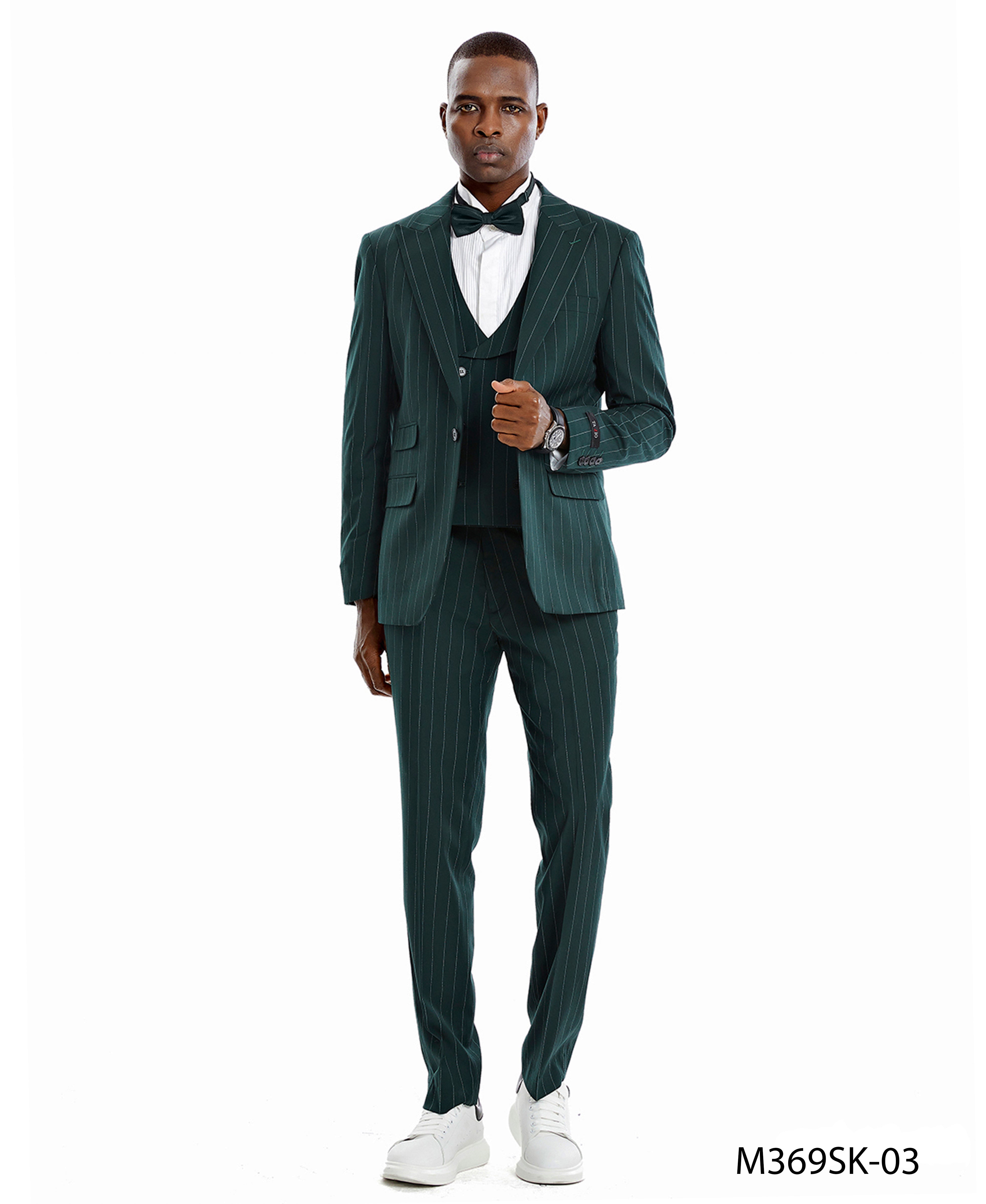 Pinstripe 3PC Suit Set