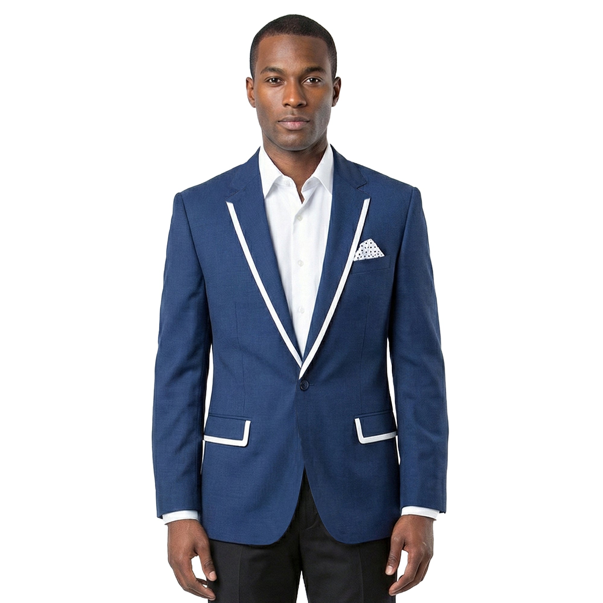 Chaquetas Azul Oscuro Para Hombre Trajes De Chaqueta Para Todas Las Ocasiones MJ160S-01