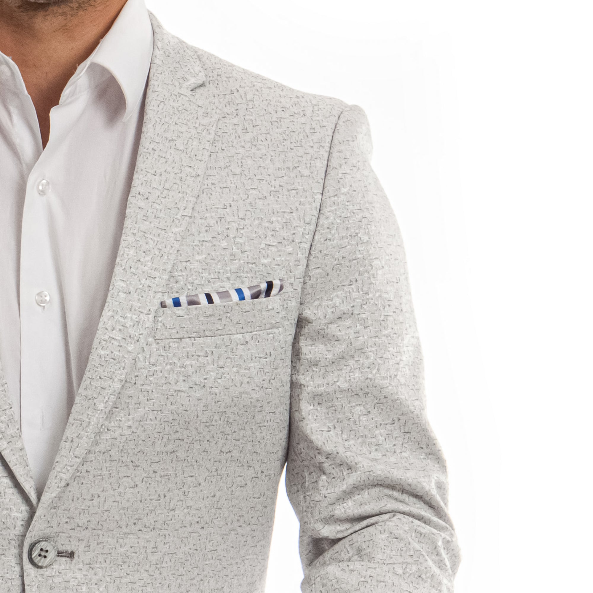 Slim Fit High Notch Lapel Sports abrigo Blazer Chaqueta para hombres