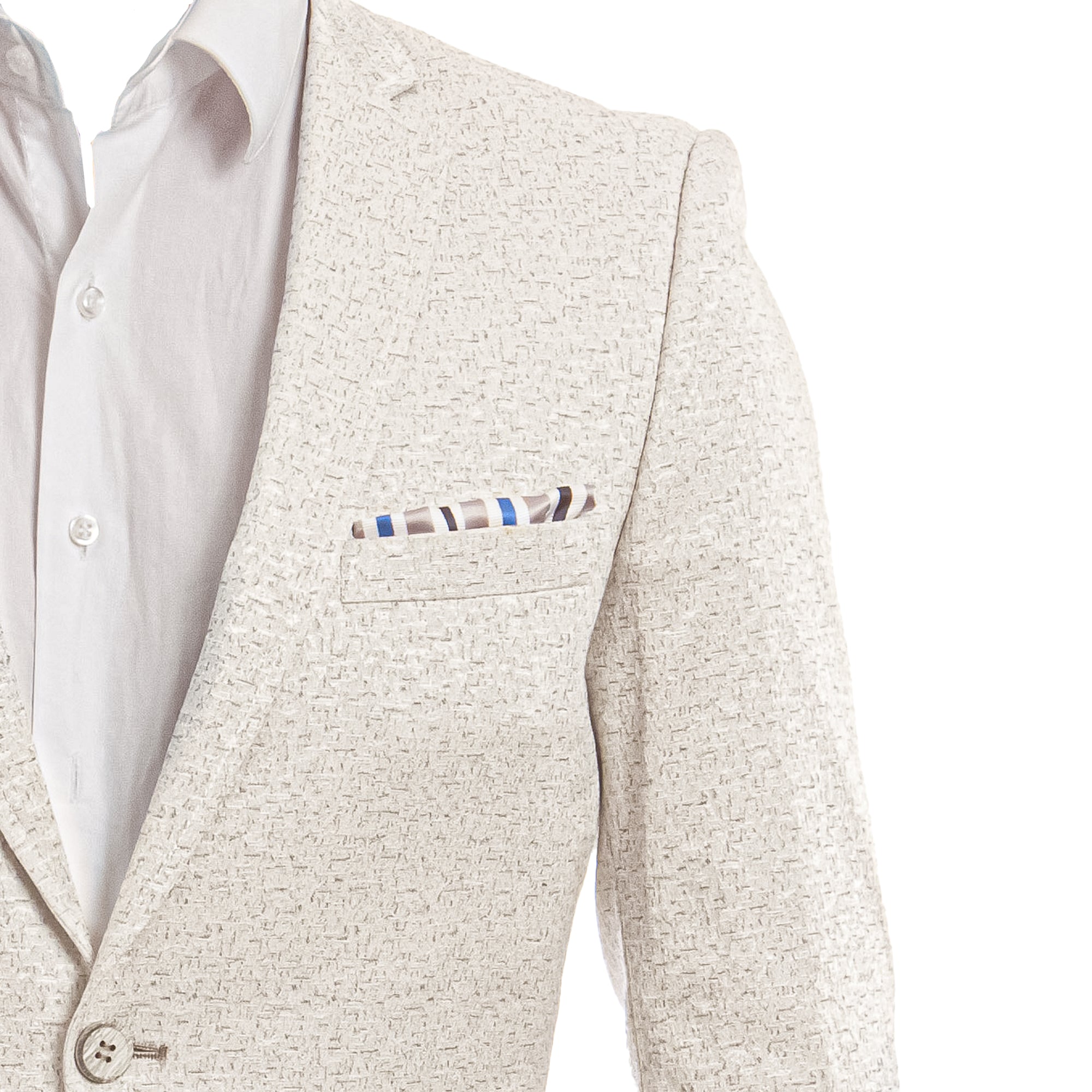 Slim Fit High Notch Lapel Sports abrigo Blazer Chaqueta para hombres