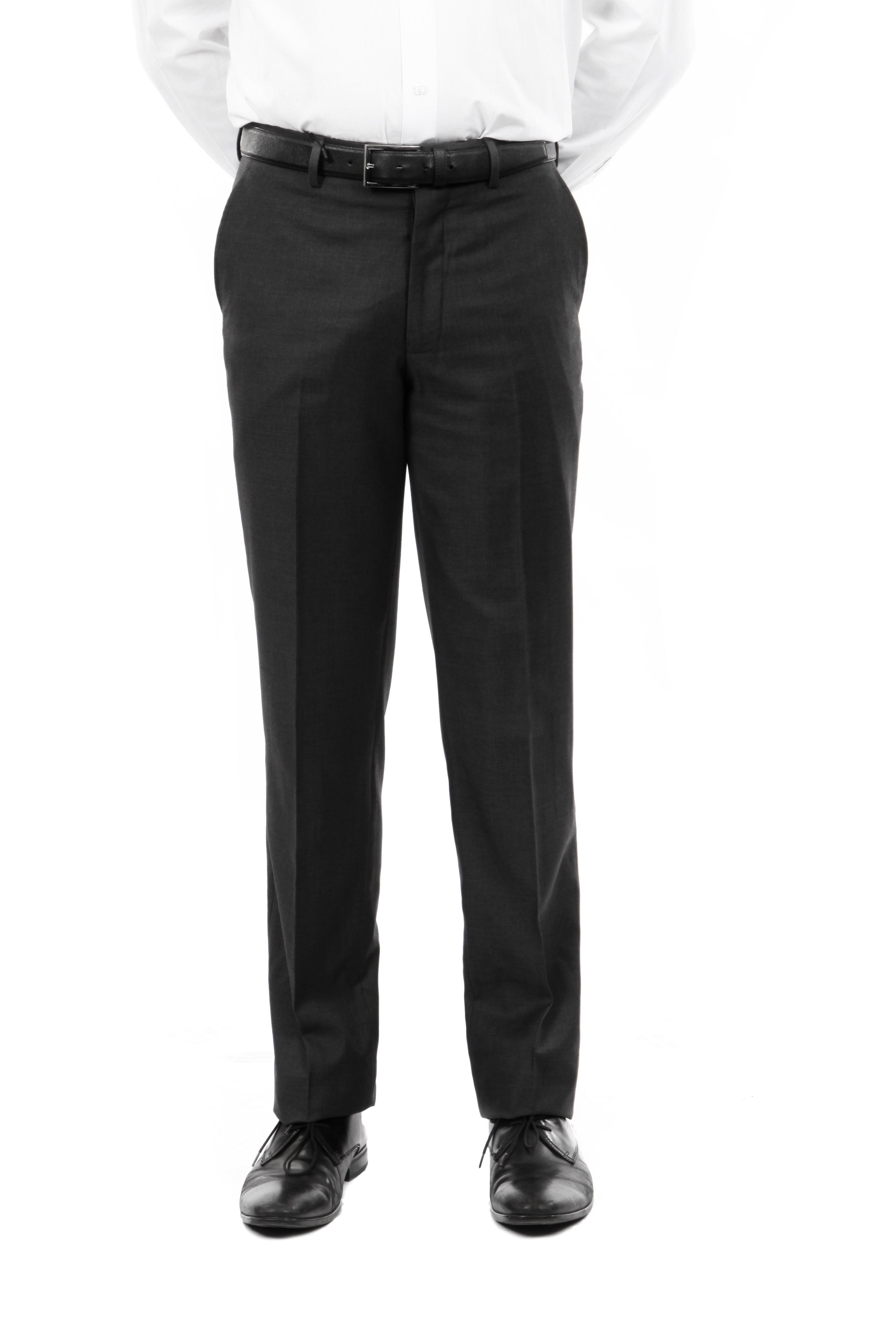 Tazzio Men's Slim Fit Dress Trousers | Non-Iron & Performance Stretch