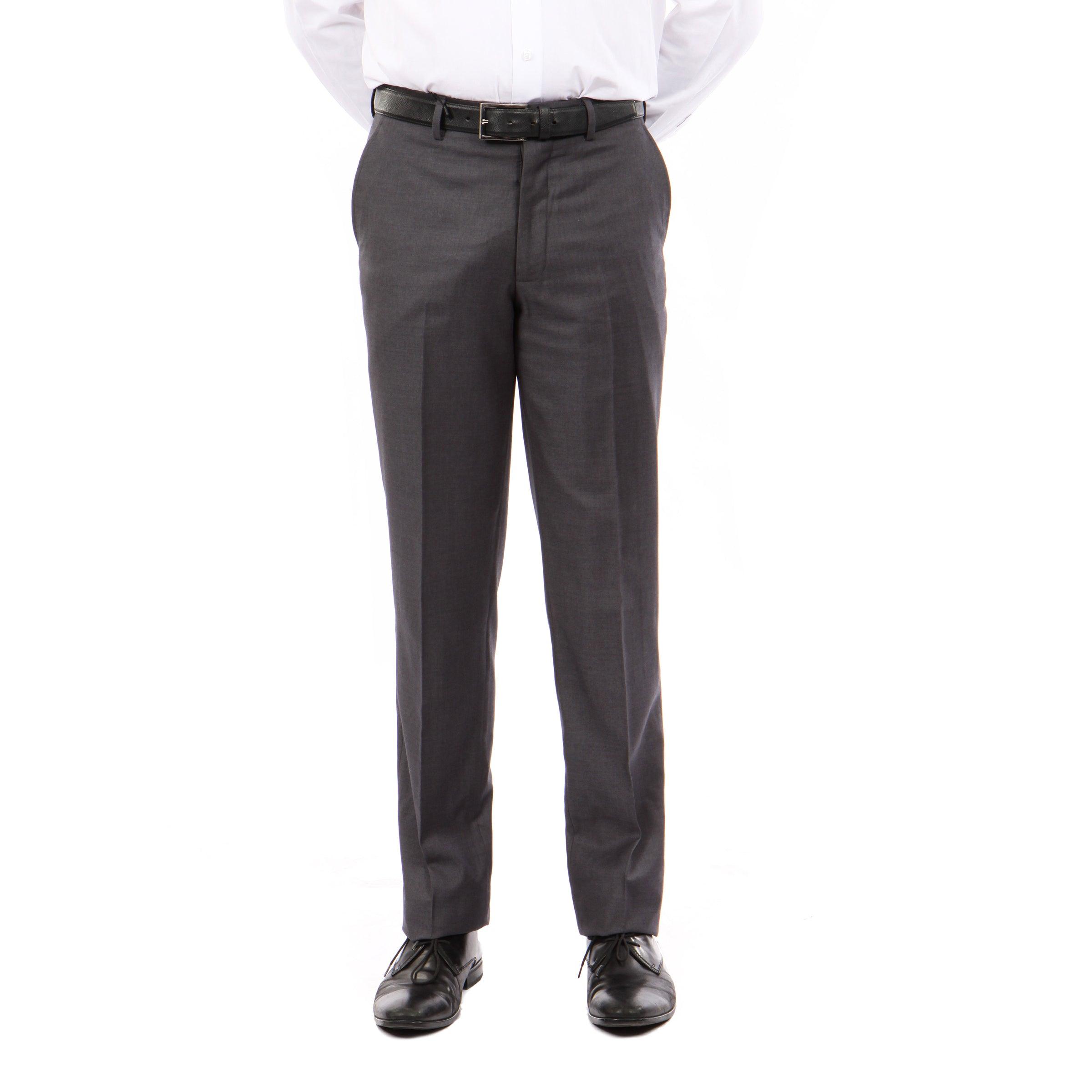 Tazzio Men's Slim Fit Dress Trousers | Non-Iron & Performance Stretch