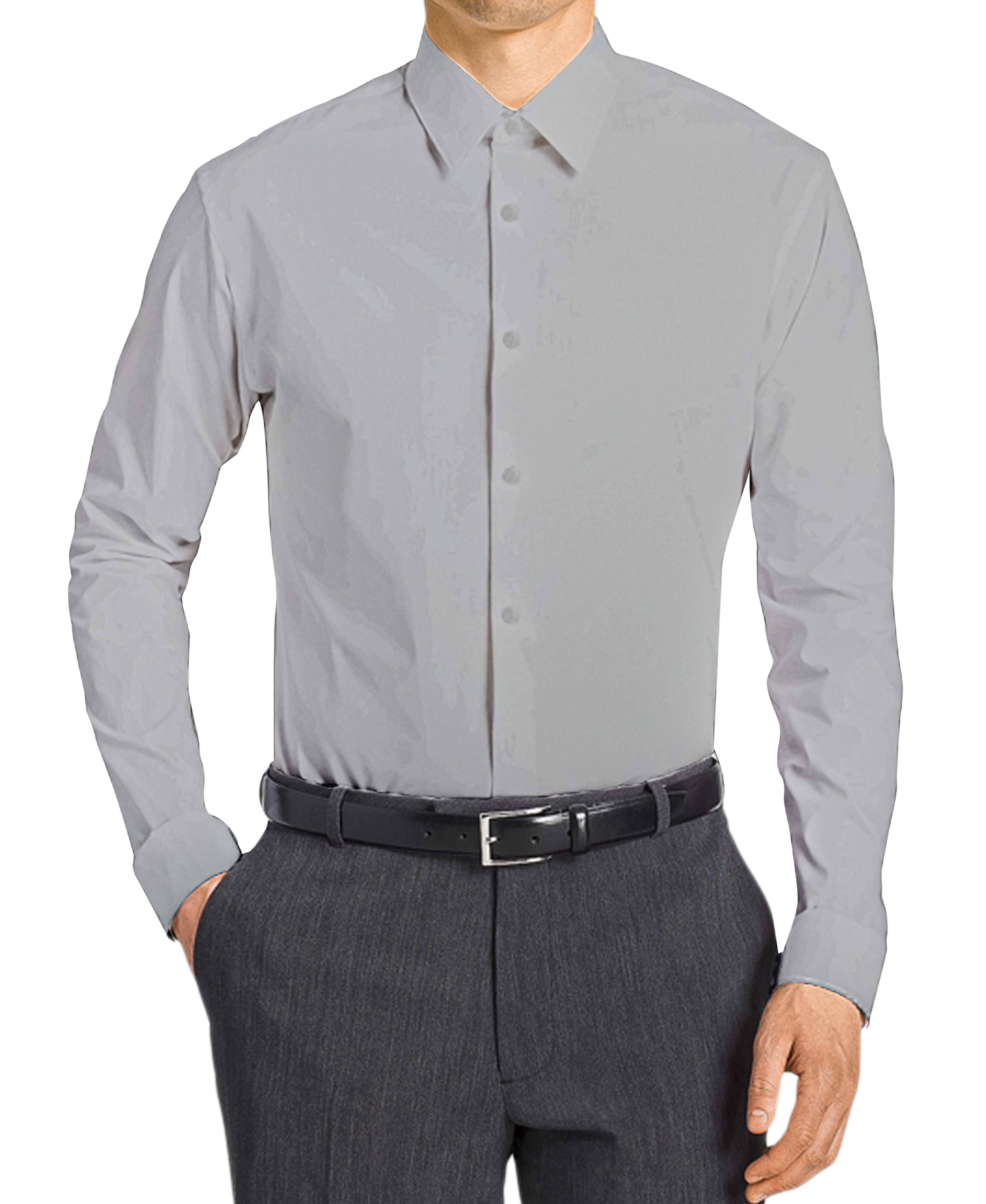 Modern Fit Long Sleeve Dress Shirt – Essential Wrinkle-Resistant Button-Down for Business, Formal, and Professional Wear