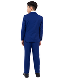 Perry Ellis Slim Fit Boys Suit 5-Piece Set (Sizes 2-20), Royal Blue