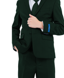 Perry Ellis Slim Fit Boys Suit 5-Piece Set (Sizes 2-20), Green
