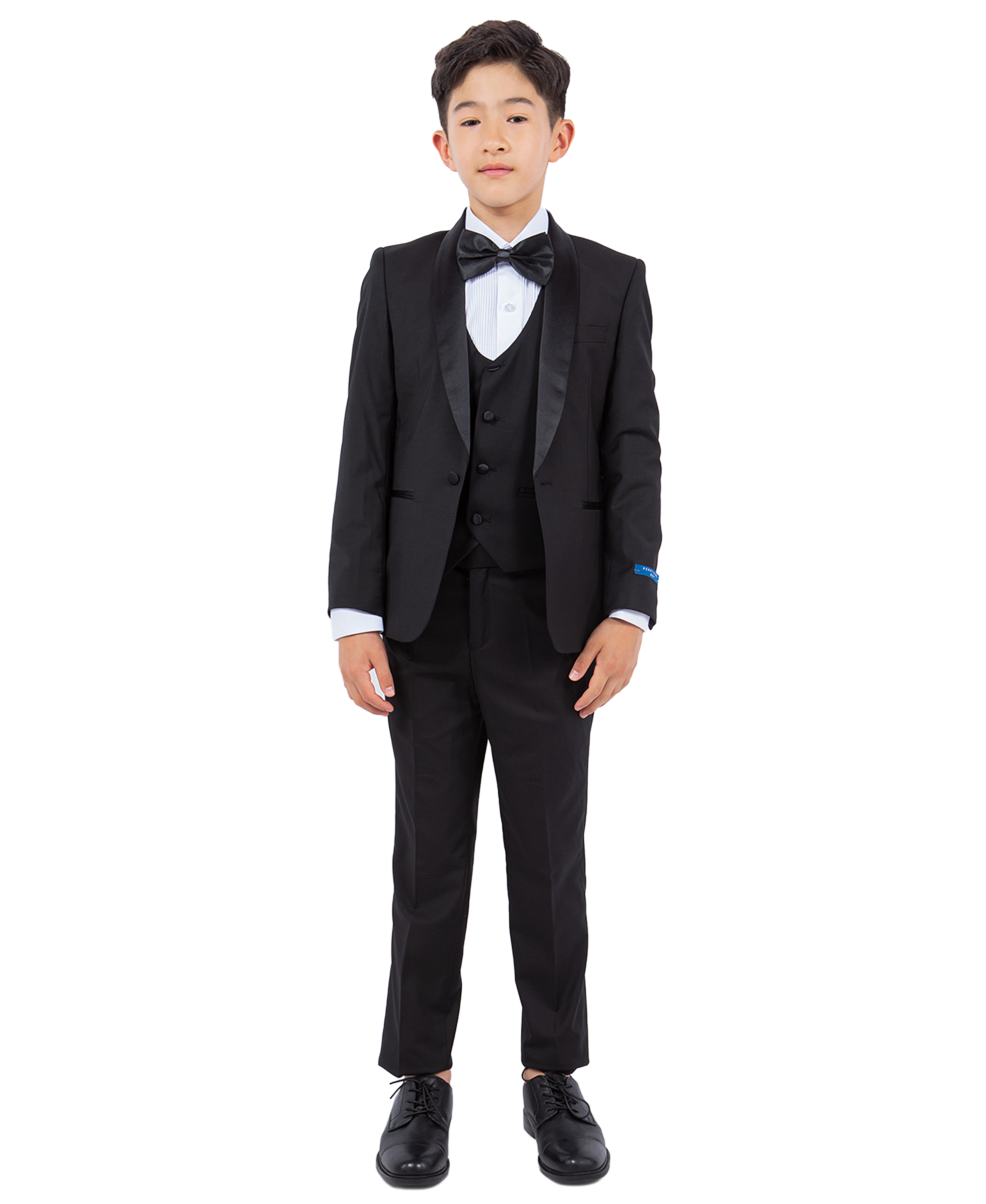 Perry Ellis Boys Tuxedo  Black  Shawl Collar Tuxedos For Boys