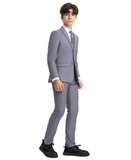 Stacy Adams 5pc Boys Suit, Grey