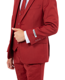 Stacy Adams 5pc Boys Suit, Brick