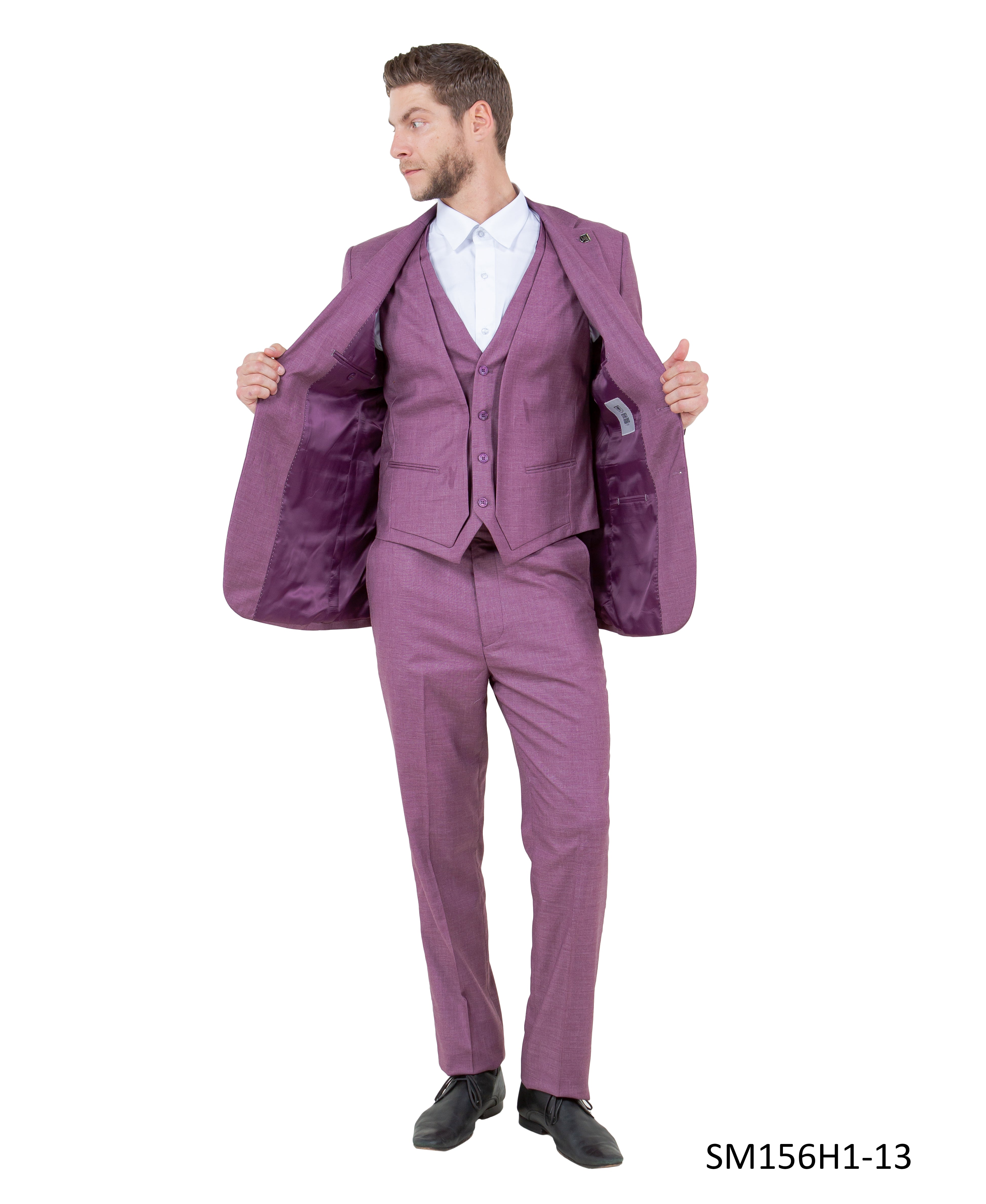 Mens Suit Solid by Stacy Adams