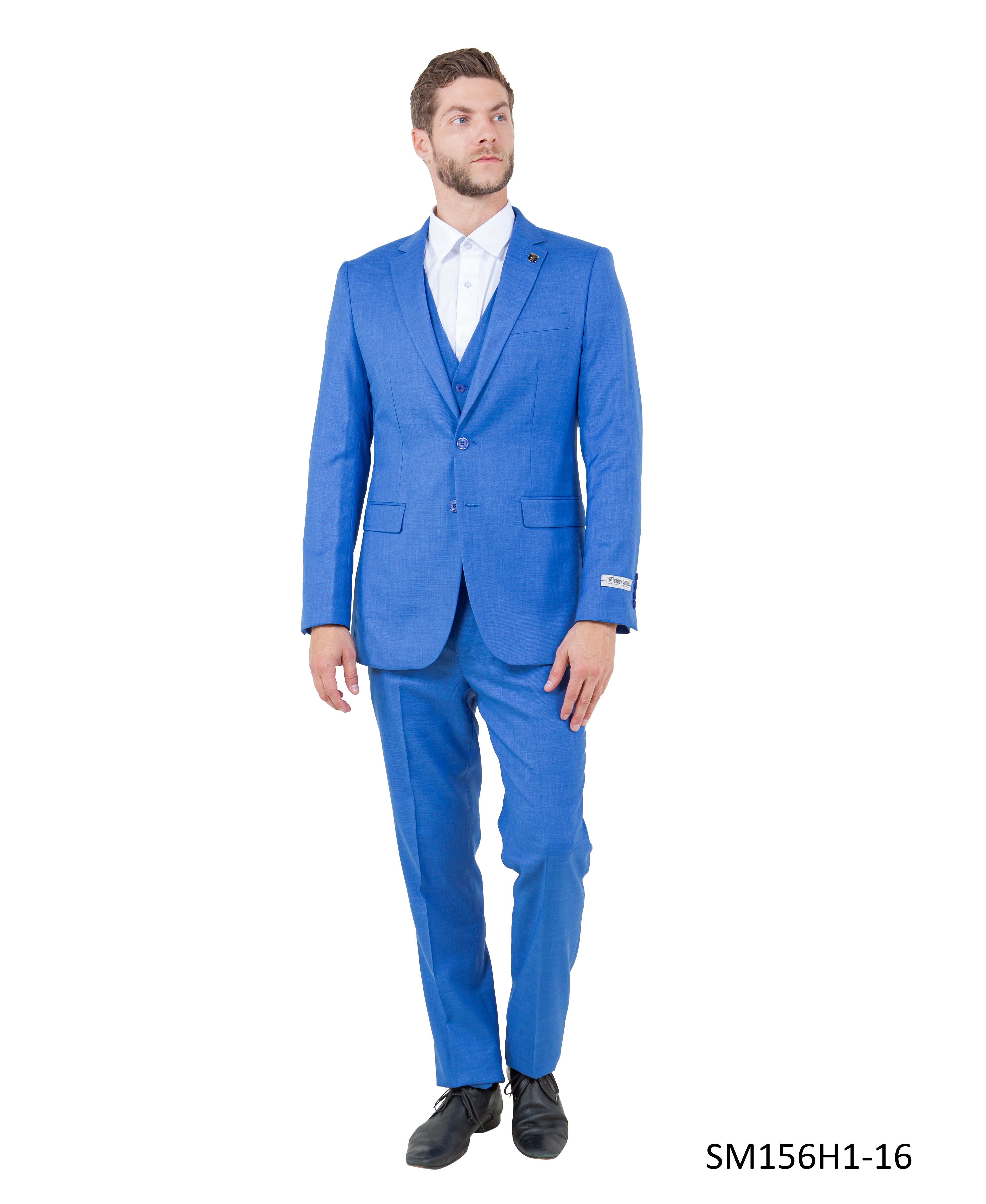 Mens Suit Solid by Stacy Adams