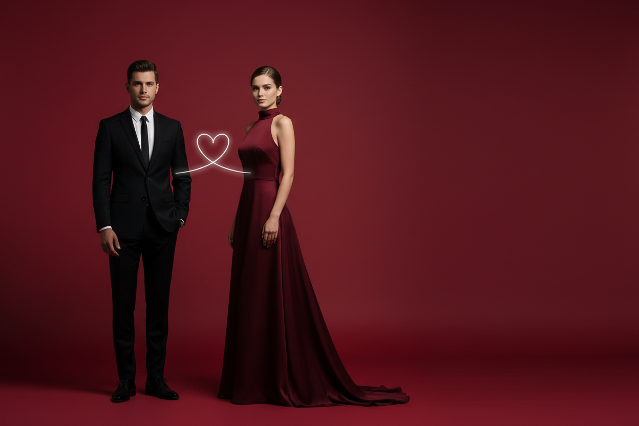 crimson red background