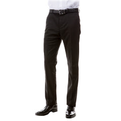 ZeGarie Men's Tailored Fit Suit Pants in Black for Formal Weddings