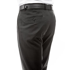 ZeGarie Men's Tailored Fit Suit Pants in Dark Grey for Sophisticated Social Event