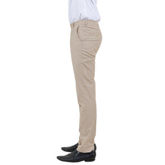 ZeGarie Men's Tailored Fit Suit Pants in Tan for Business Professional Settings