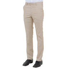 ZeGarie Men's Tailored Fit Suit Pants in Tan for Business Professional Settings