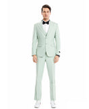 Tazio Peak Lapel Skinny Suit, Mint