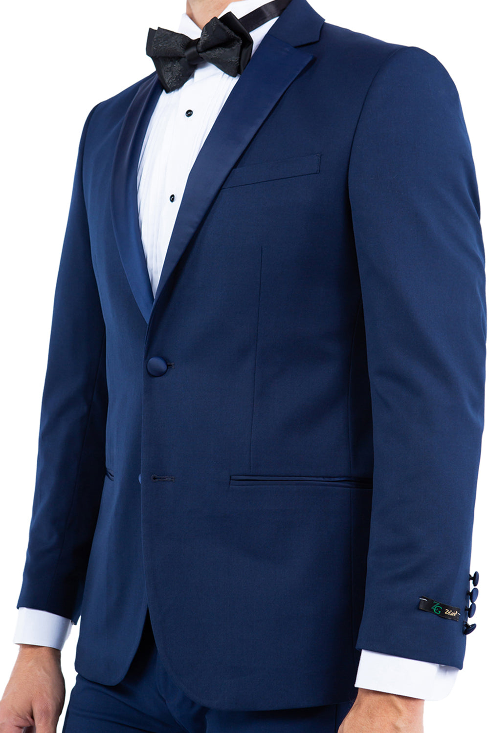 Navy Zegarie Notch Lapel Tuxedo Jacket For Men MJT364-02