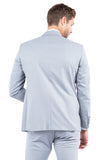 Gray Zegarie Notch Lapel Tuxedo Jacket For Men MJT364-04