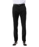 A picture of A Pair of Pants colored Midnight Black from the Suits & Separates Collection By Zegarie (brand).
