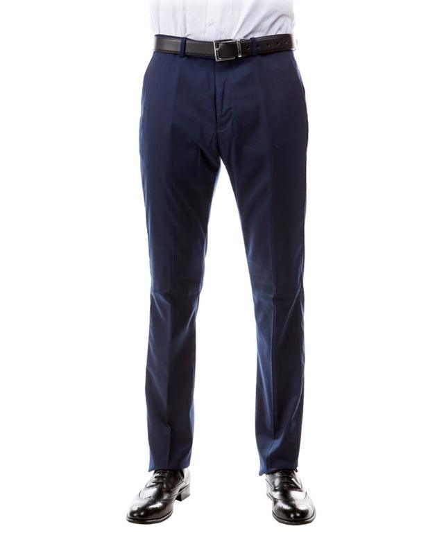 A picture of A Pair of Pants colored Deep Blue Ocean from the Suits & Separates Collection By Zegarie (brand).