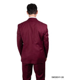 Stacy Adams Hybrid Fit Suit, Burgundy Wine - Julinie