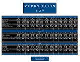 Perry Ellis Slim Fit Boys Suit 5-Piece Set (Sizes 2-20), Light Gray